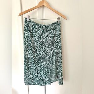 H&M Lightweight High Slit Midi Skirt